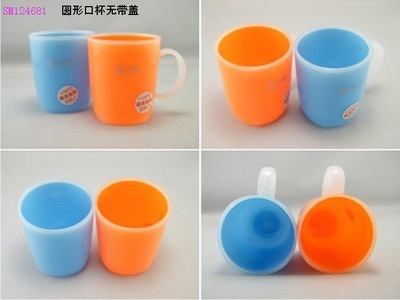 汕頭澄海優(yōu)質(zhì)塑料口杯供應(yīng)——圓形無蓋設(shè)計，滿足日常飲水需求